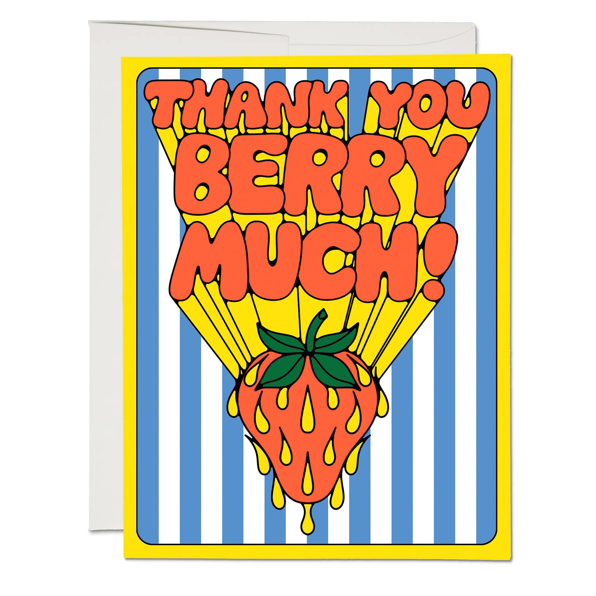 So Many Strawberries Greeting Card