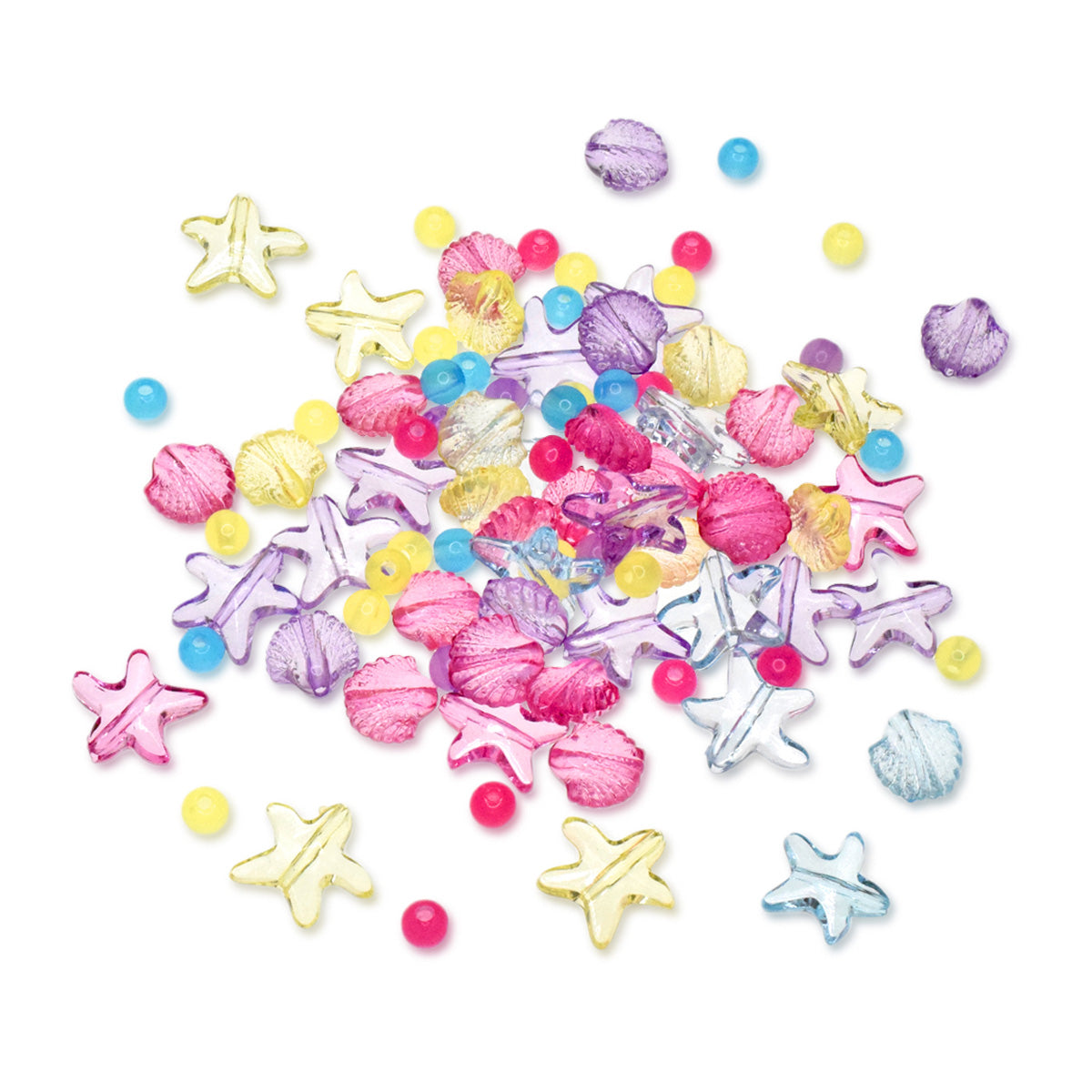 Sparkle Seashells Mix Beads