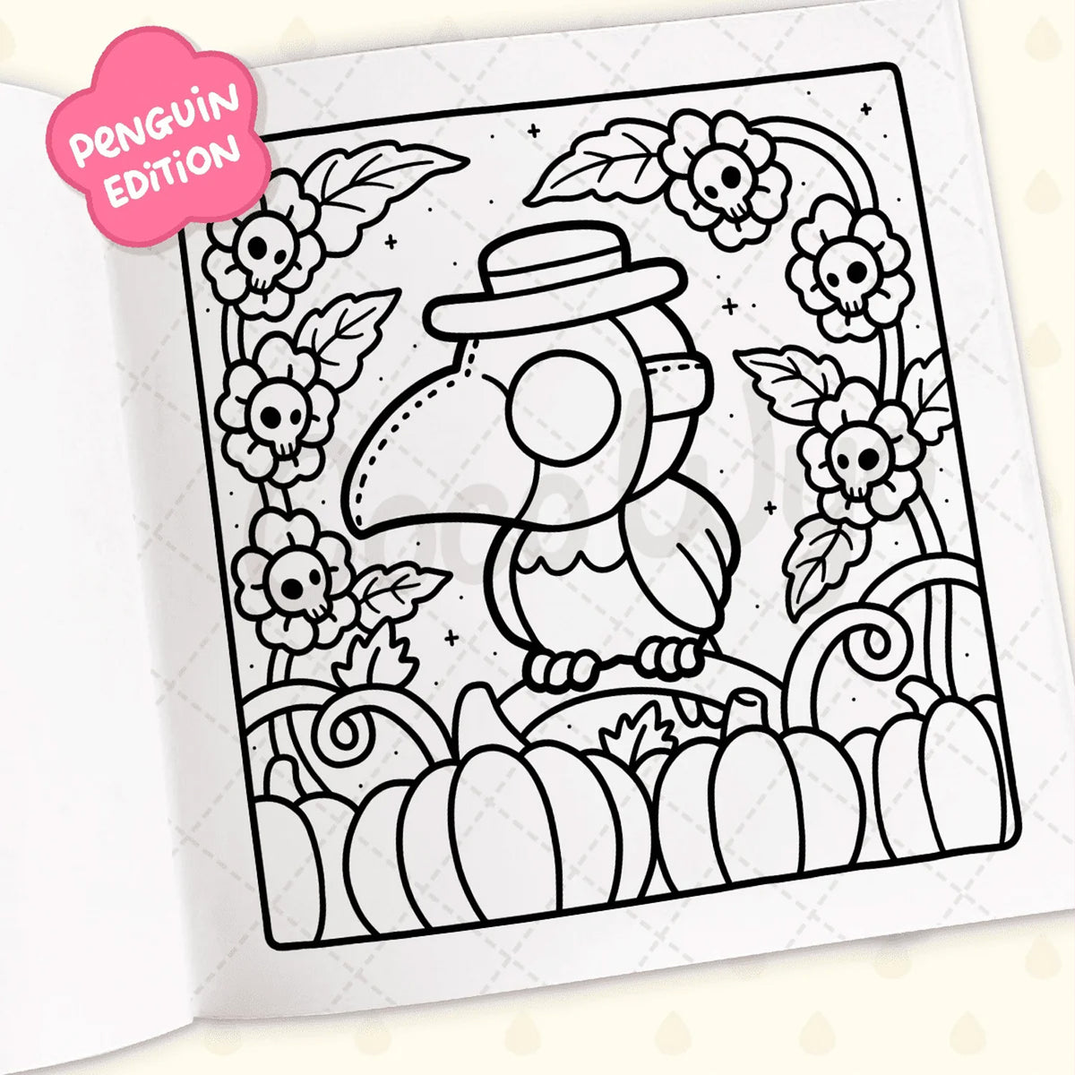 Spooky Cutie: Coloring Book for Adults and Kids by Coco Wyo