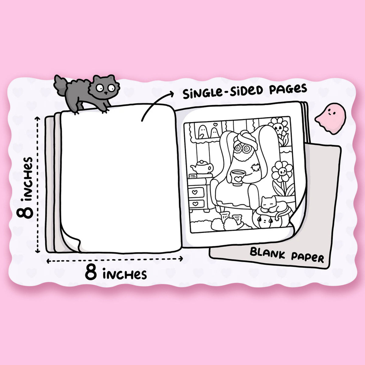 Spooky Cutie: Coloring Book for Adults and Kids by Coco Wyo