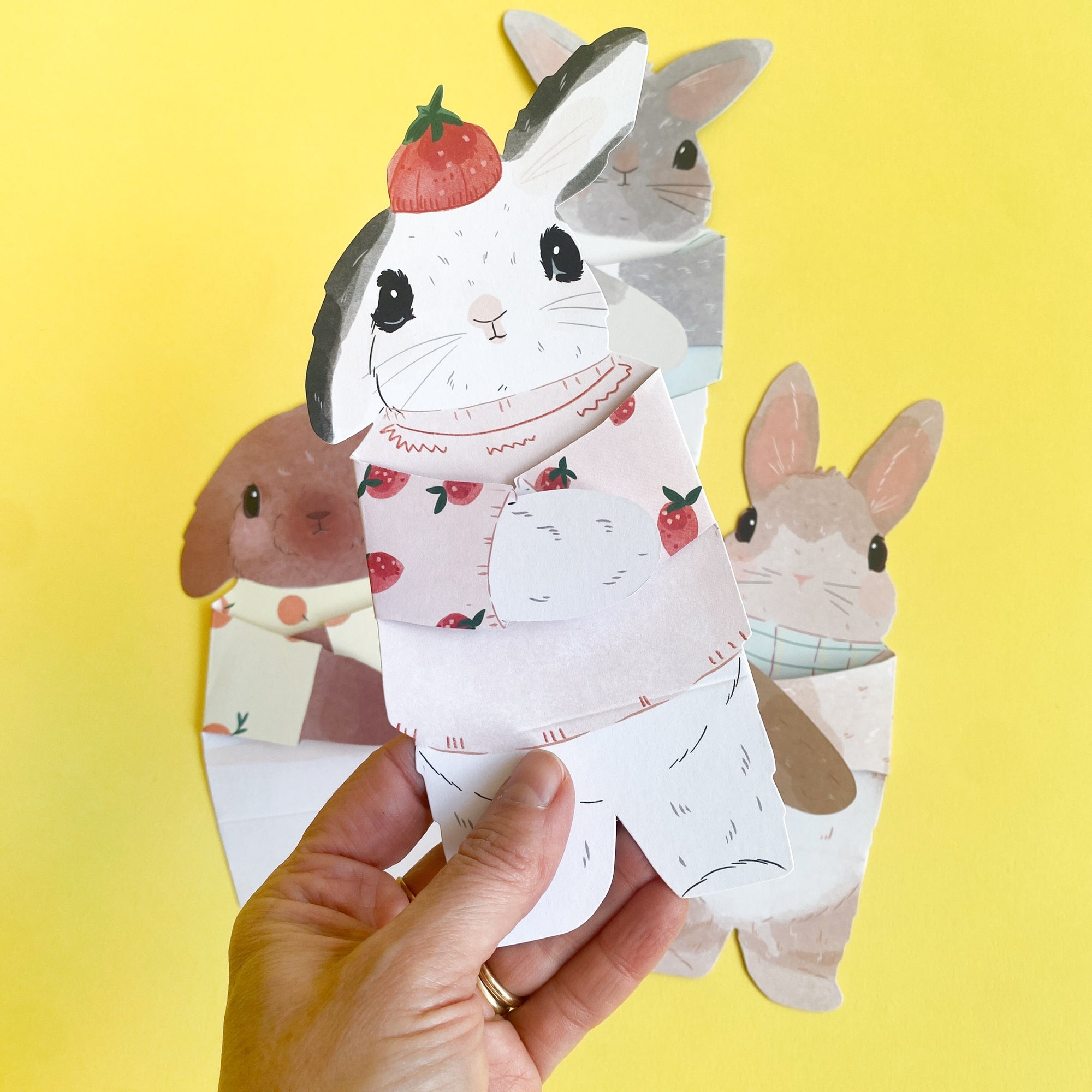 Snuggle Bunnies: 12 Notecards and Envelopes