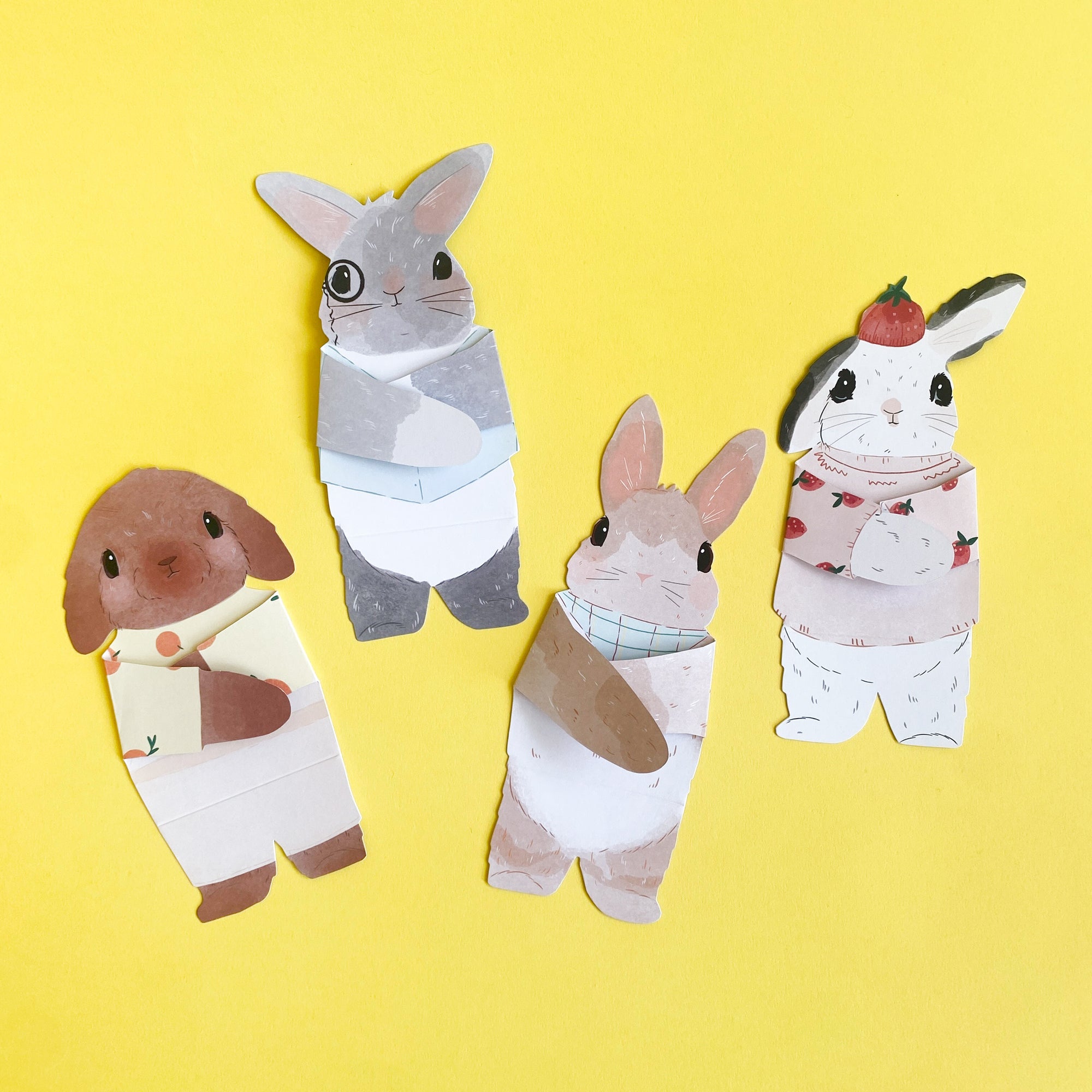 Snuggle Bunnies: 12 Notecards and Envelopes