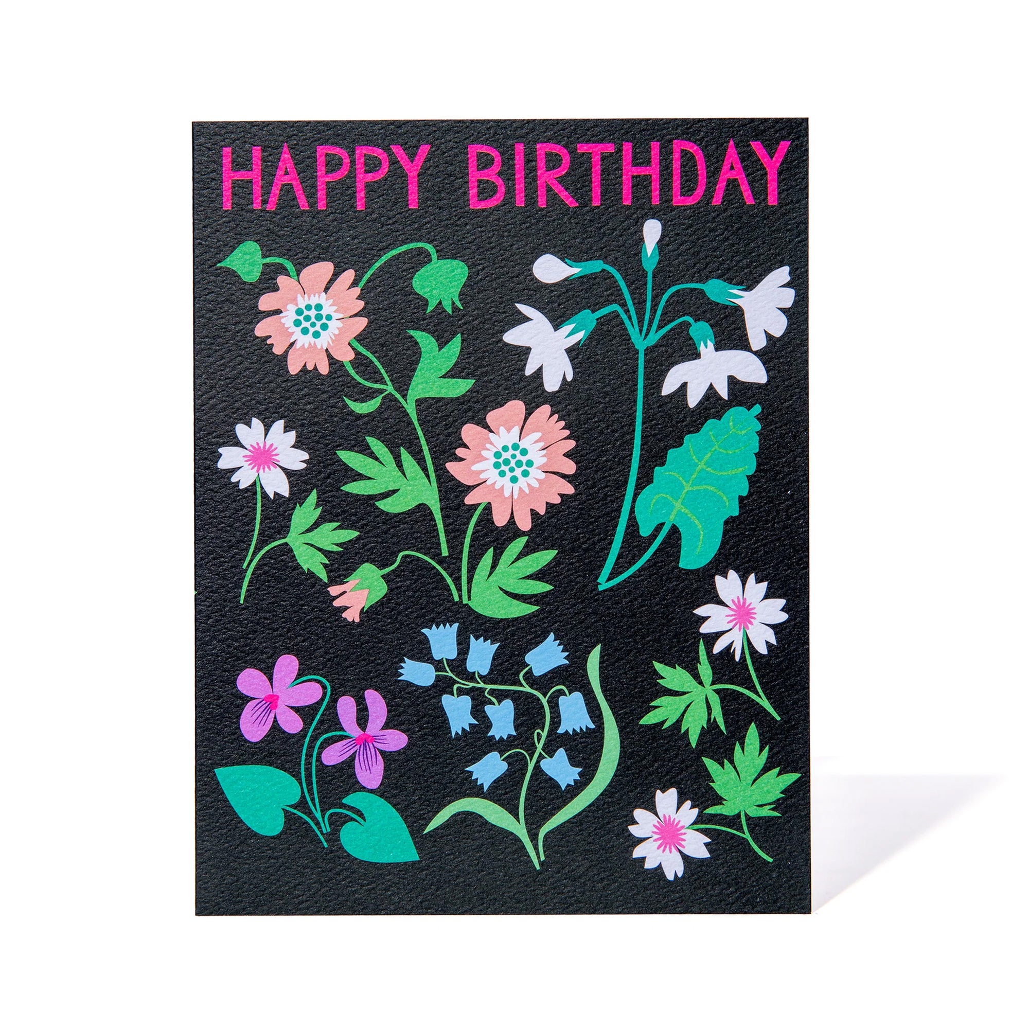 Spring Meadow Happy Birthday Greeting Card