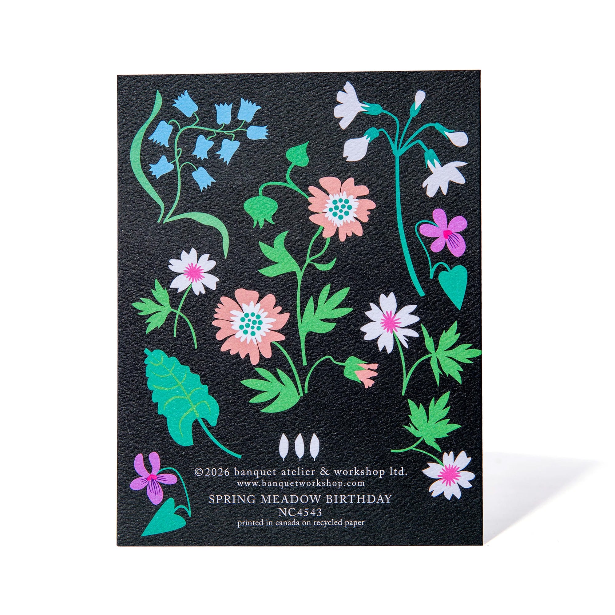 Spring Meadow Happy Birthday Greeting Card