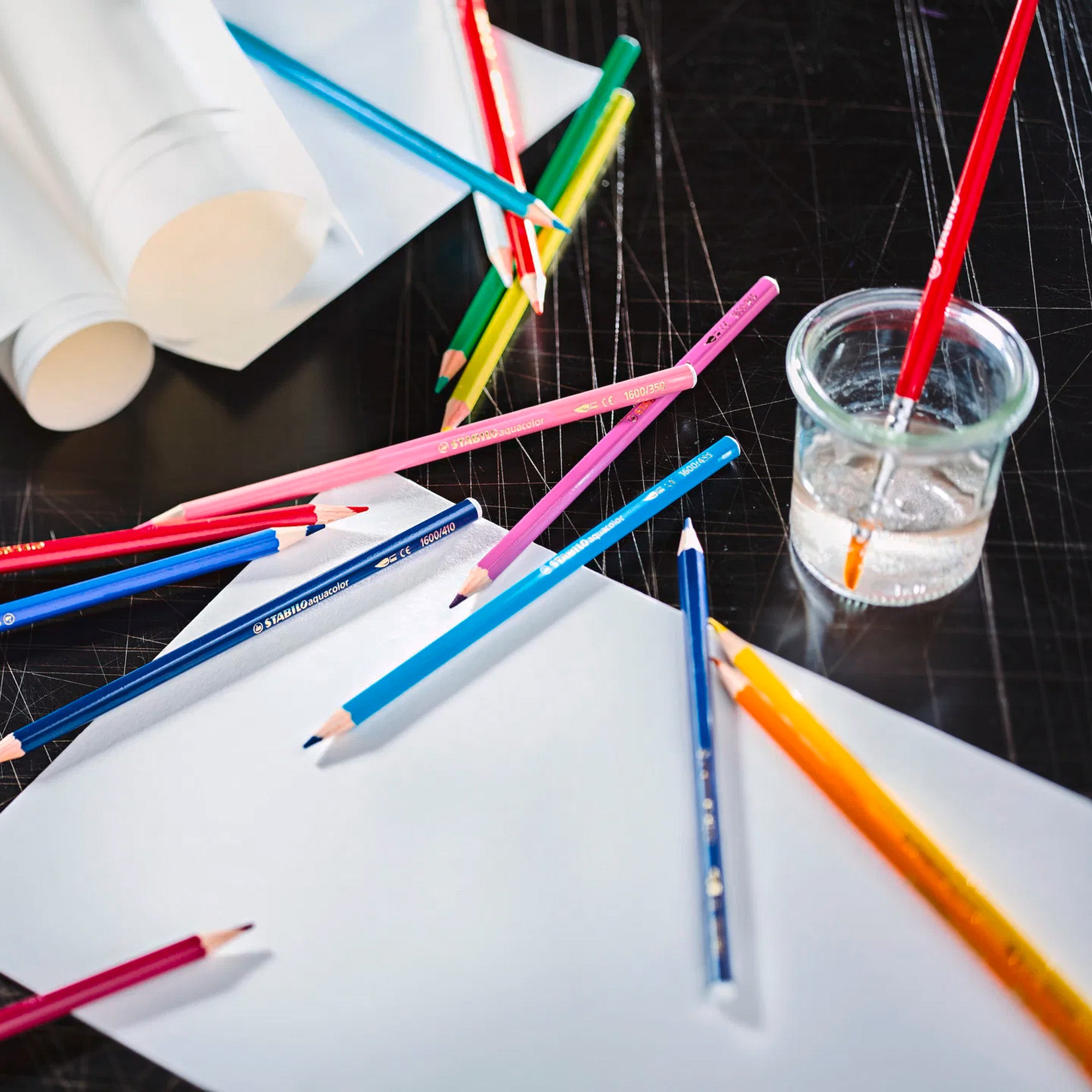 Stabilo Aquacolor - Watercolor Pencils, Set of 12