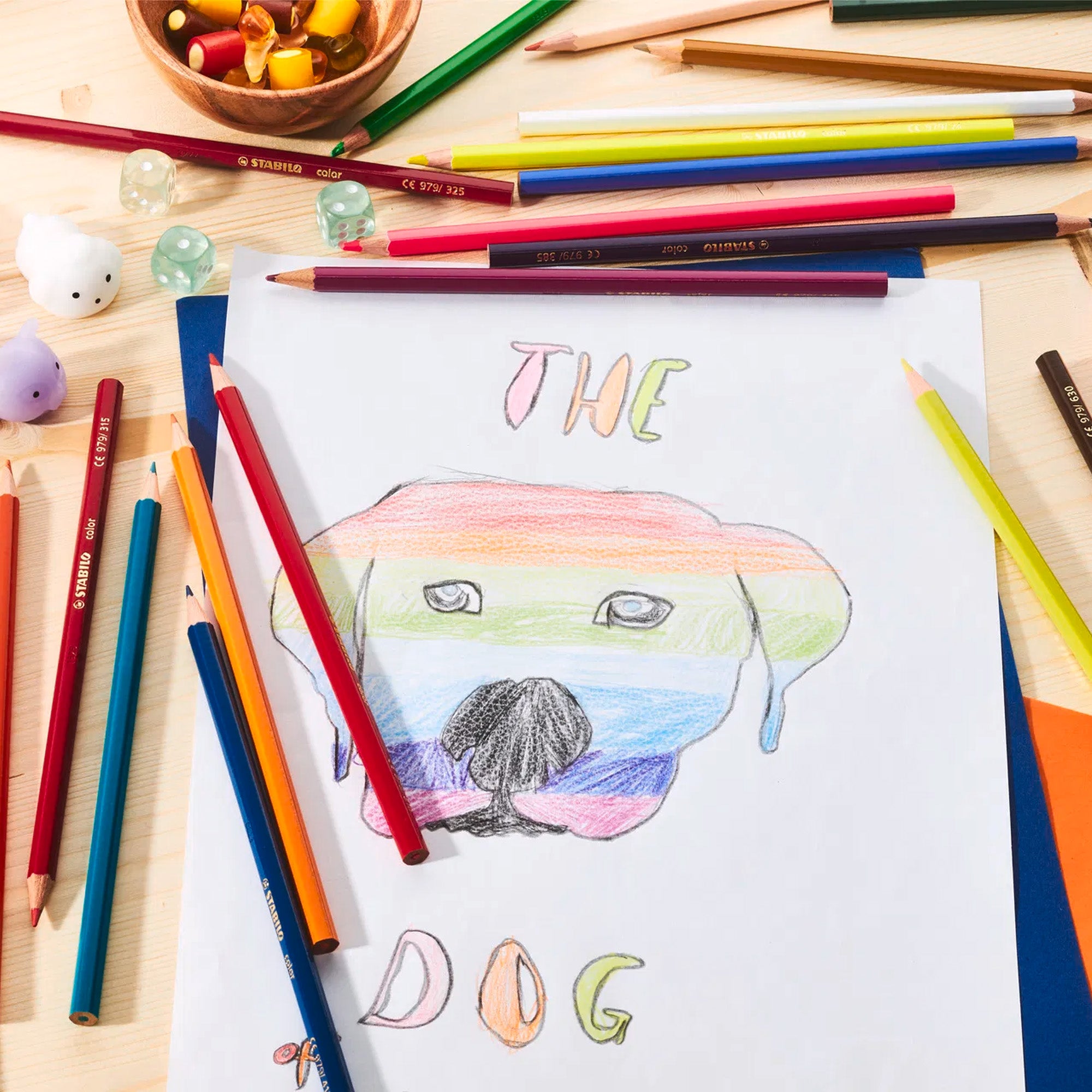 Stabilo Colored pencil - Box with 24 Colors