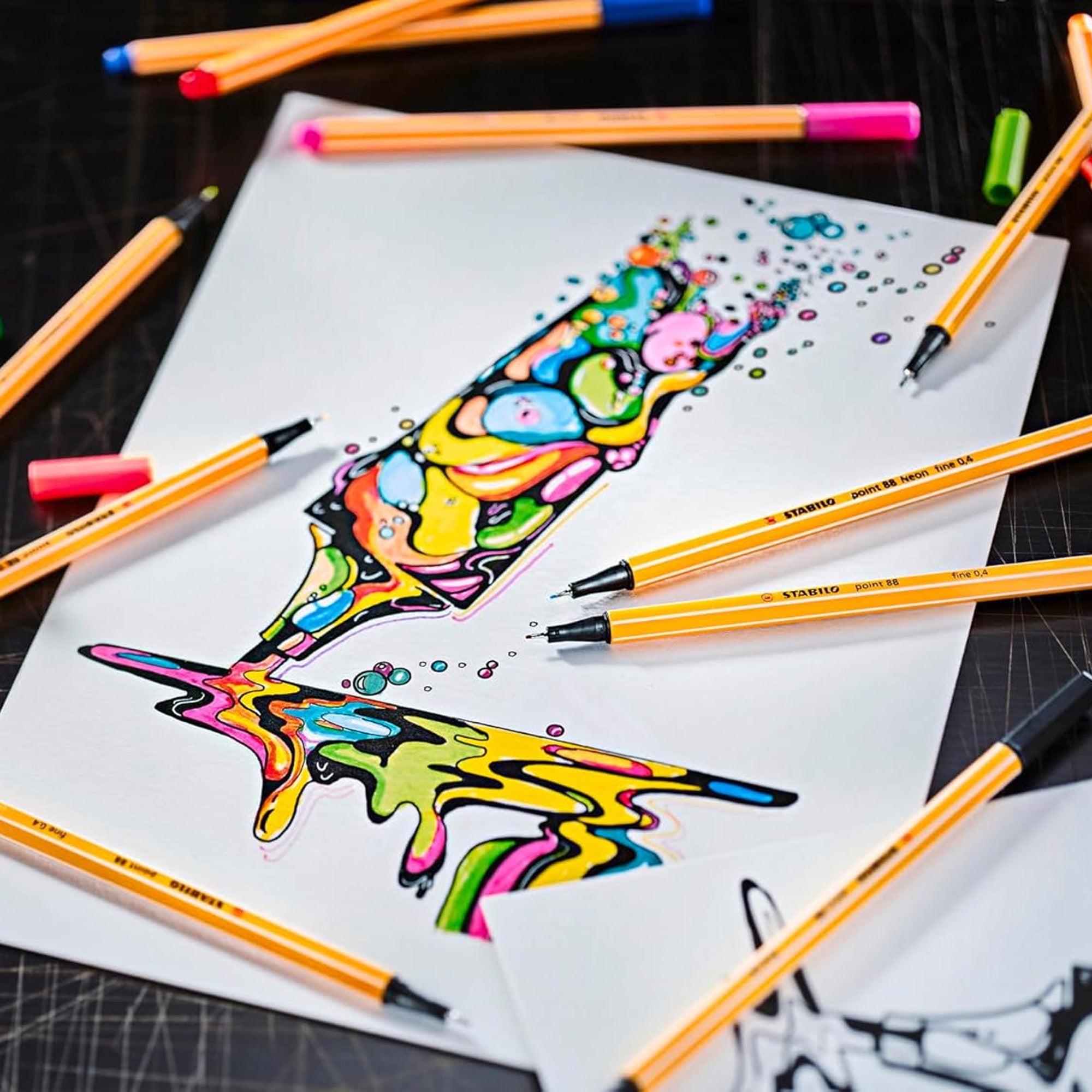 Stabilo ARTY Creative Set of 36 - 8 Pen 68 Brush, 16 Aquacolor, 12 point 88