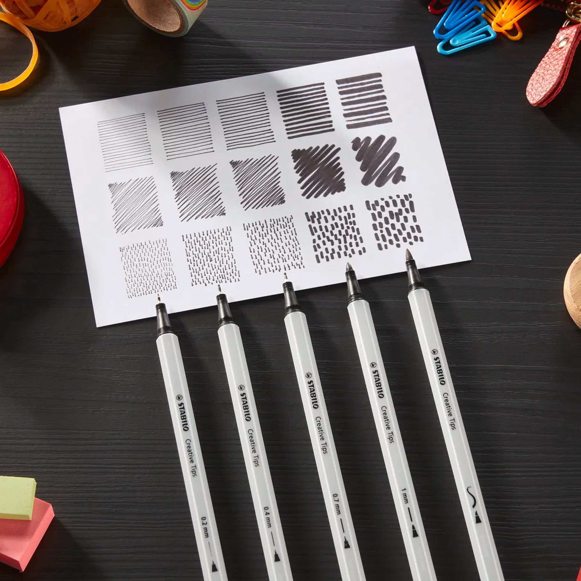 Stabilo Pen ARTY Creative Tips - Set of 10