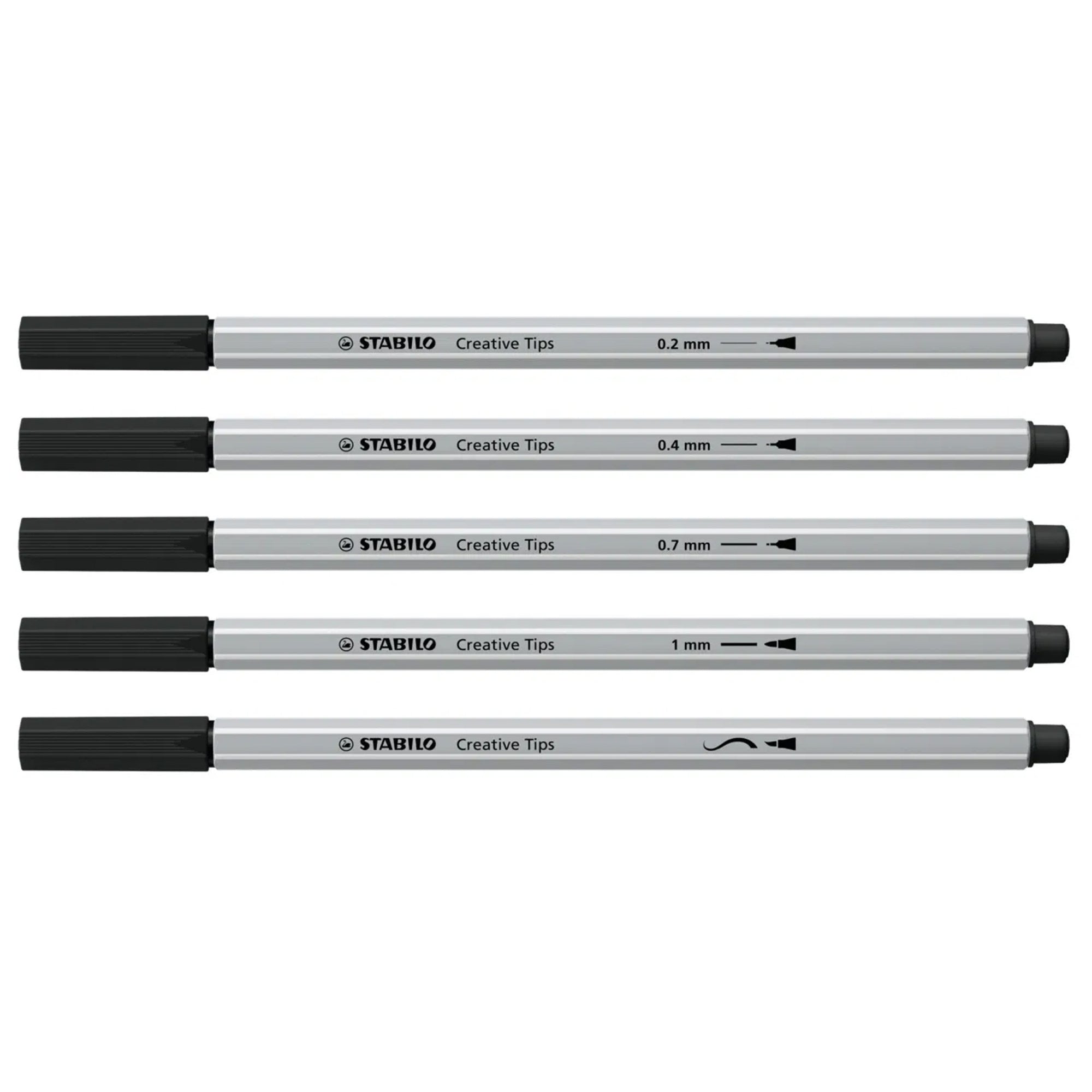 Stabilo Pen Creative Tips - Arty, Set of 5