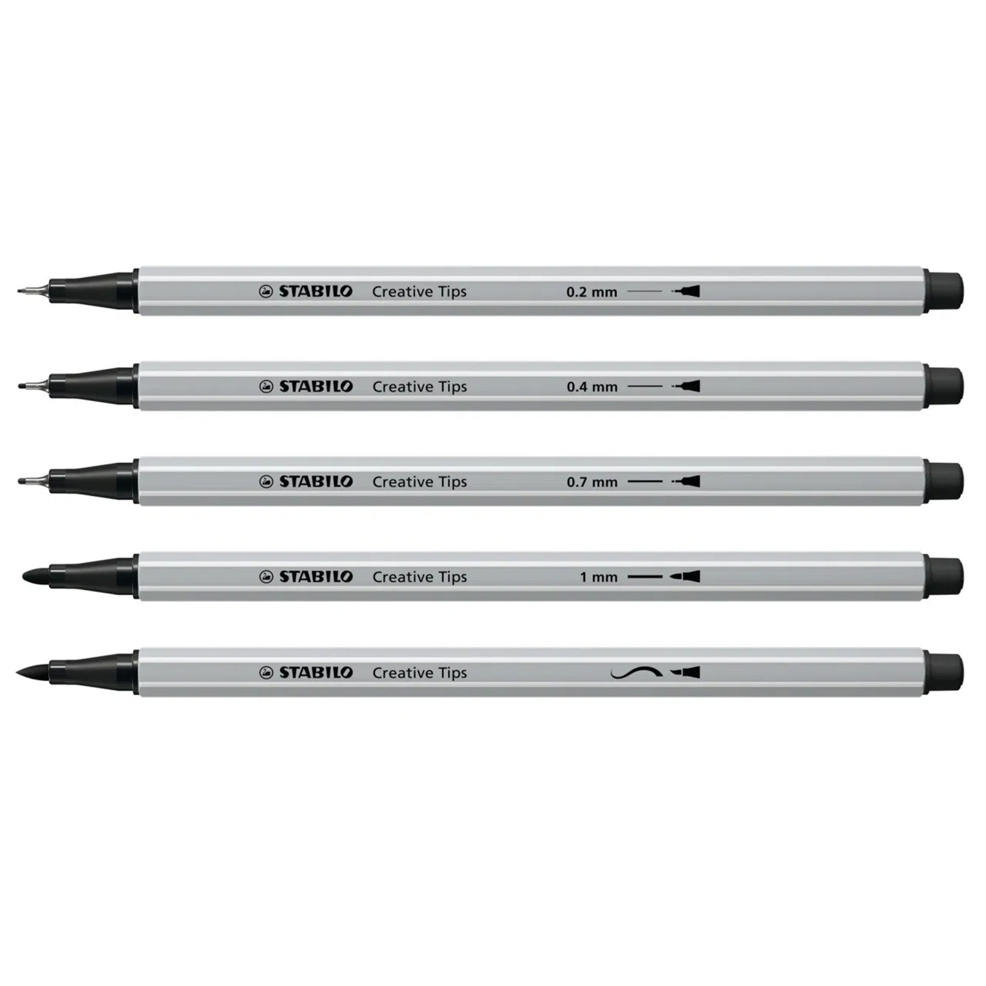Stabilo Pen Creative Tips - Arty, Set of 5