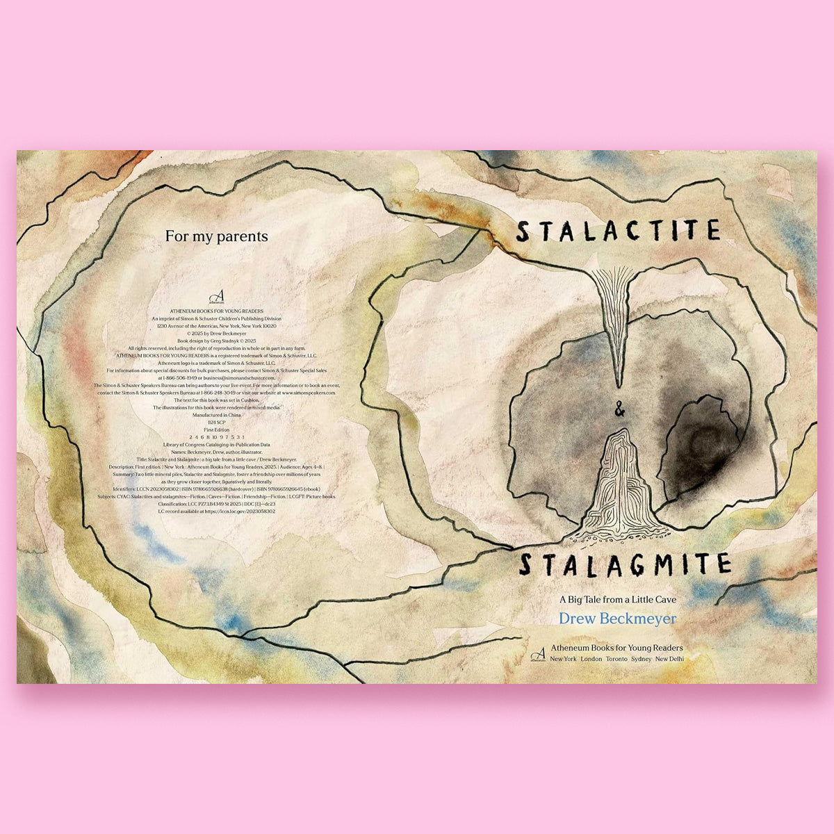 Stalactite &amp; Stalagmite: A Big Tale from a Little Cave by Drew Beckmeyer