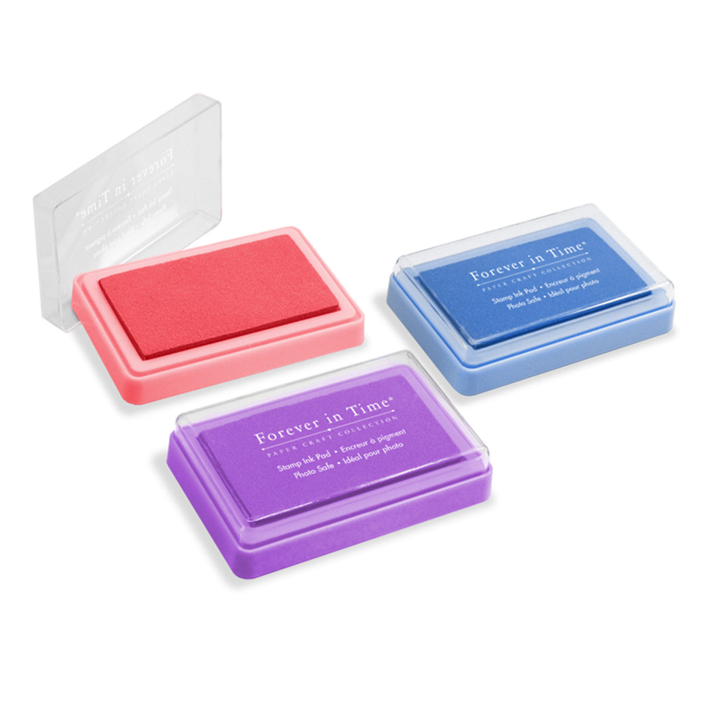 Stamp Ink Pads – Bold Colors, Set of 3