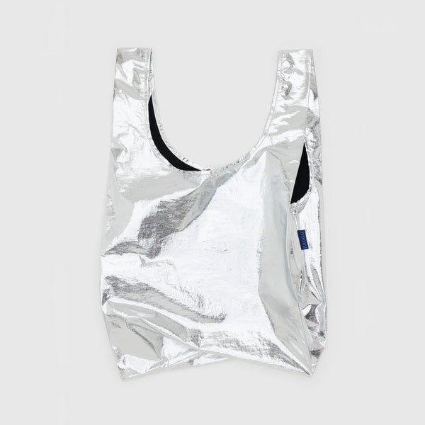 Standard Baggu - Metallic Silver