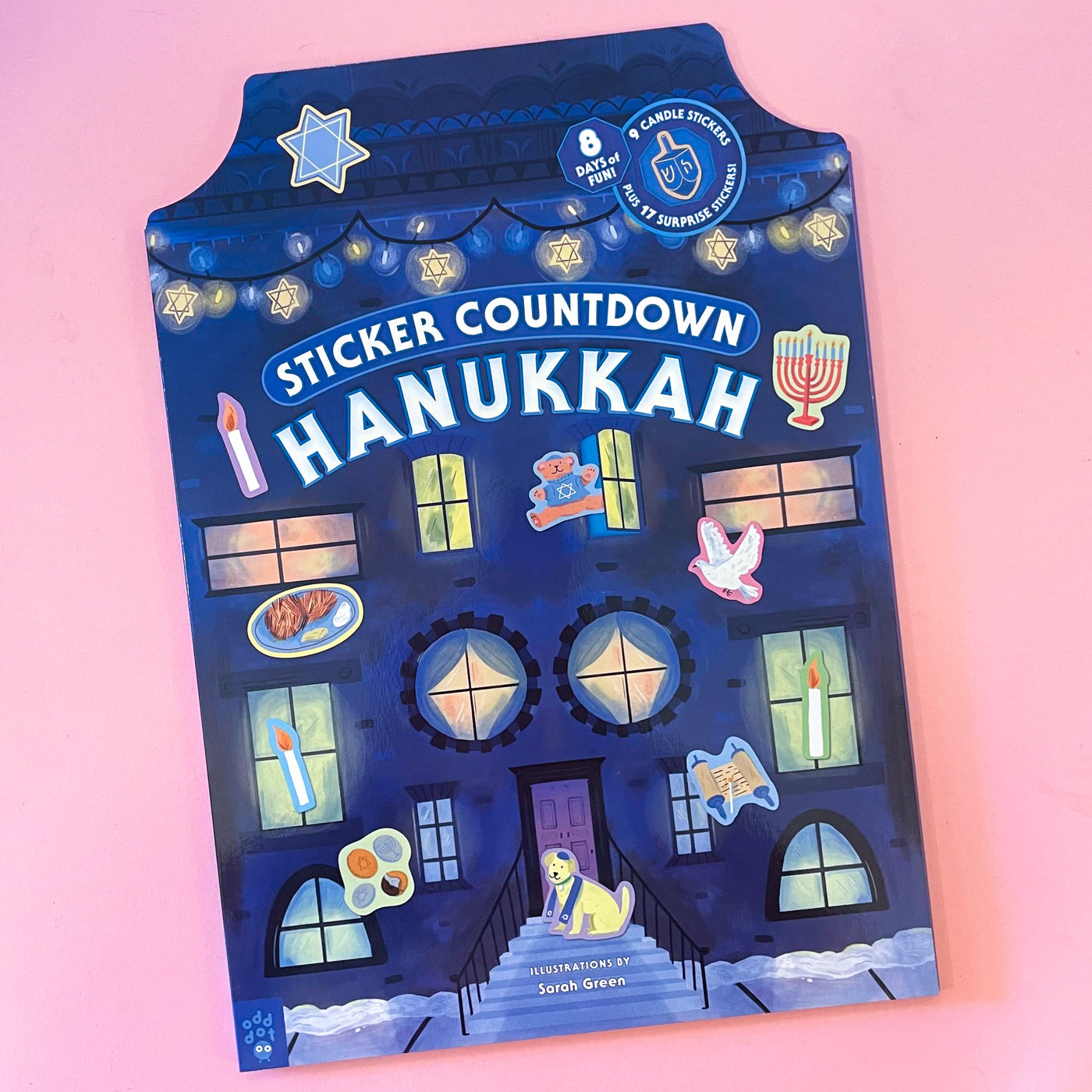 Sticker Countdown: Hanukkah by Odd Dot and Sarah Green