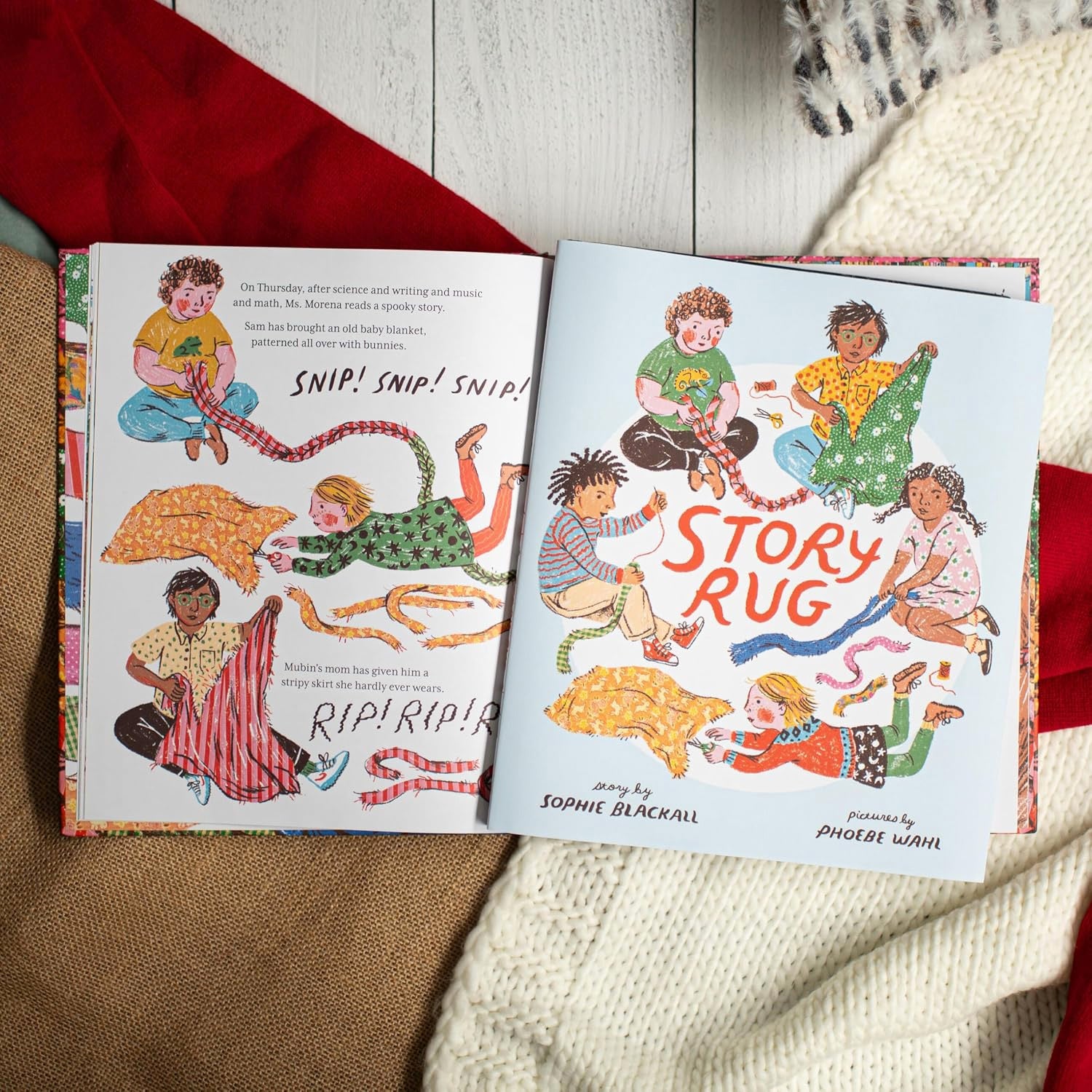 Story Rug by Sophie Blackall and Phoebe Wahl