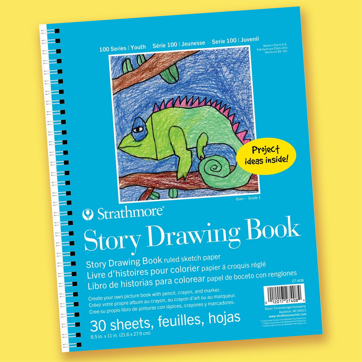 Strathmore 100 Series Story Drawing Book, 8.5" x 11"