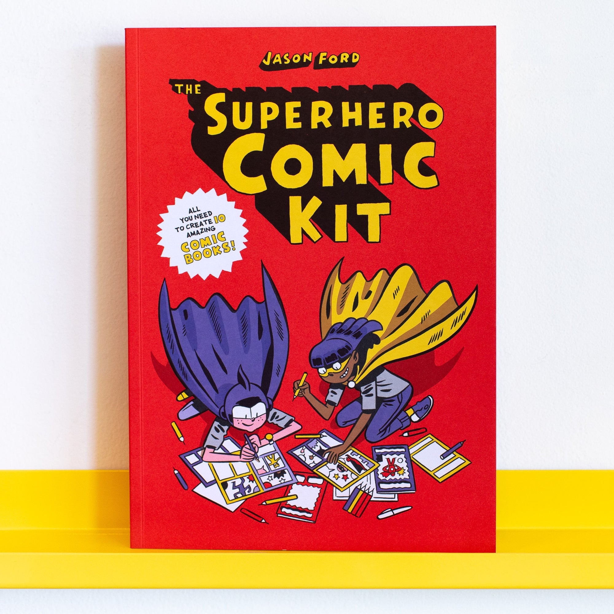 Book cover of The Superhero Comic Kit by Jason Ford