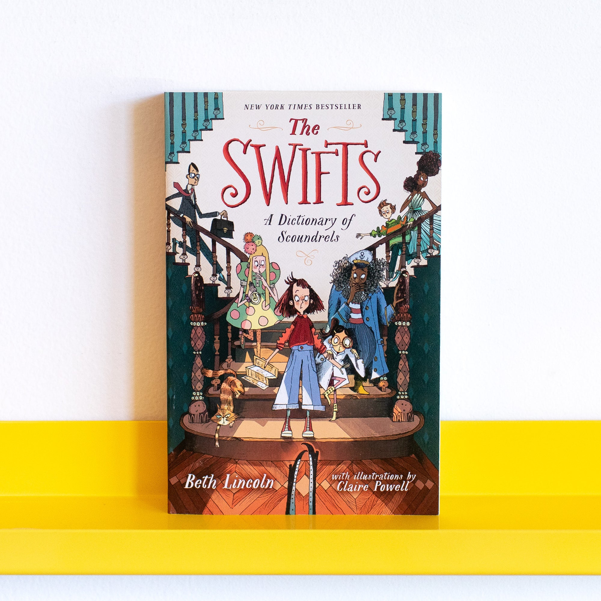 Book cover of The Swifts: A Dictionary of Scoundrels by Beth Lincoln and Claire Powell