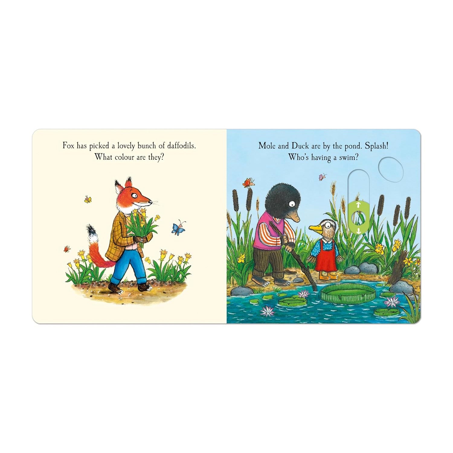 Tales from Acorn Wood: Spring: A Push, Pull and Slide Book by Julia Donaldson and Axel Scheffler