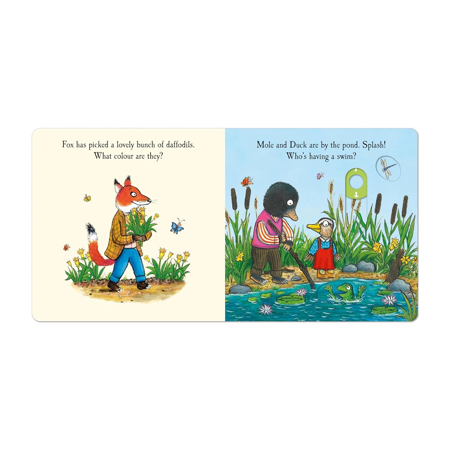 Tales from Acorn Wood: Spring: A Push, Pull and Slide Book by Julia Donaldson and Axel Scheffler