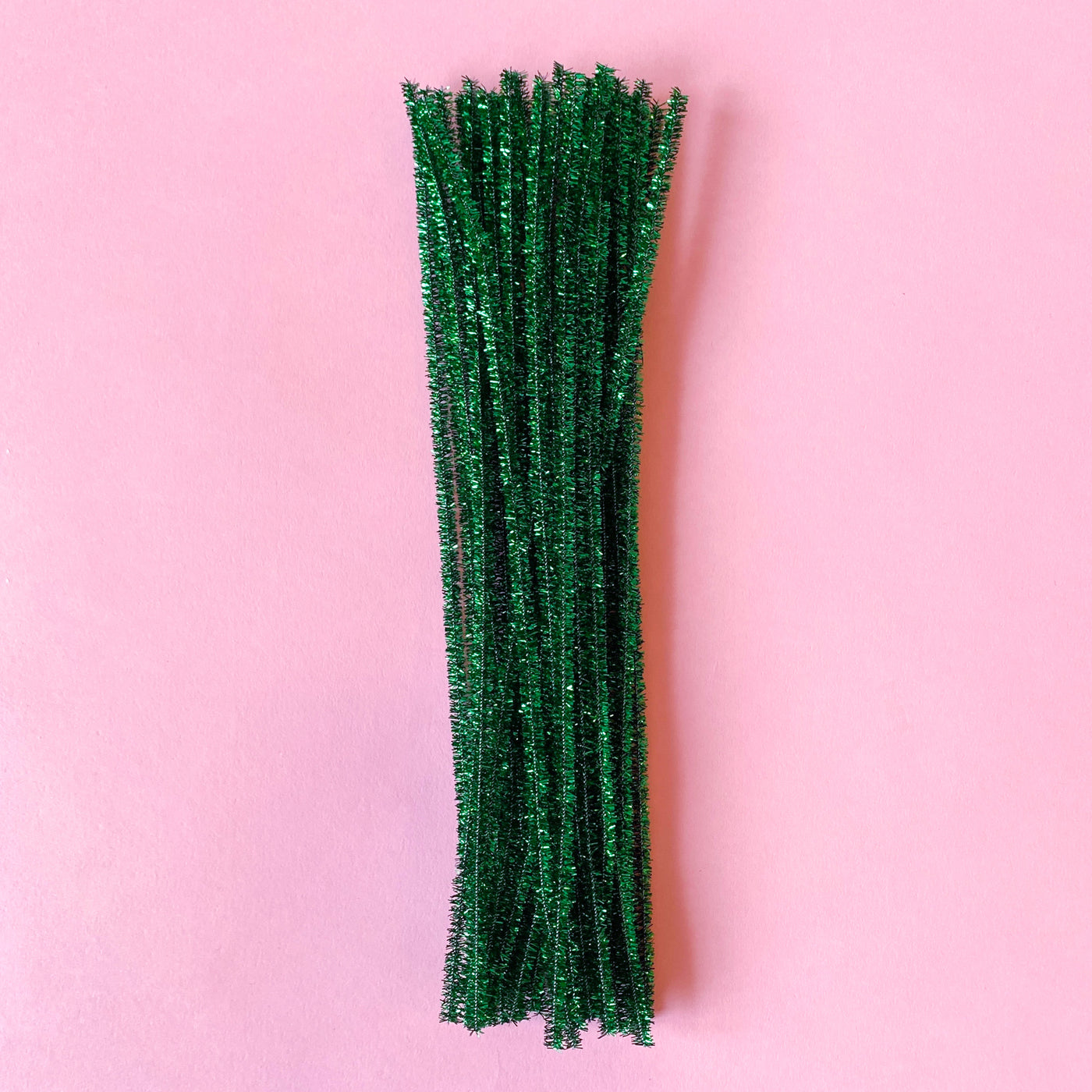 Tinsel Pipe Cleaners – Holiday Green