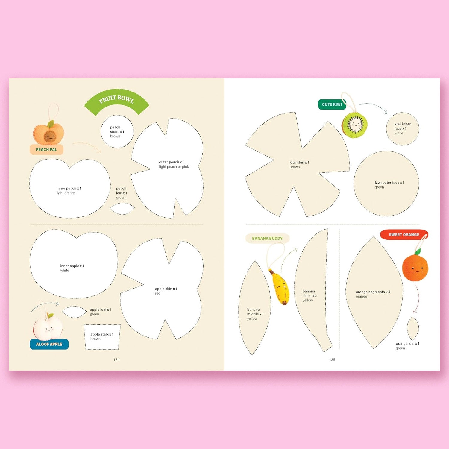 Trinkets: Felt foods to sew and love by Cat Rabbit