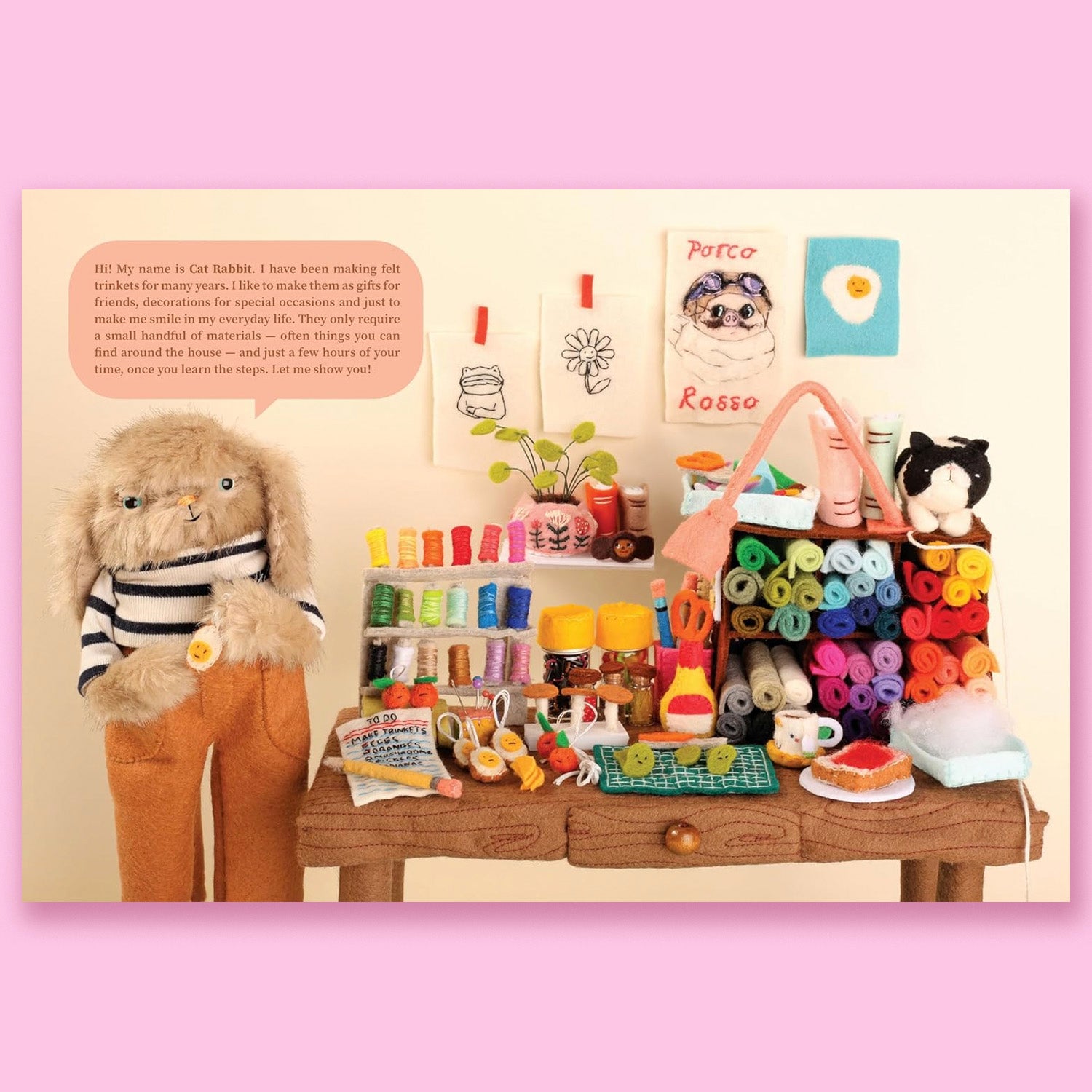 Trinkets: Felt foods to sew and love by Cat Rabbit