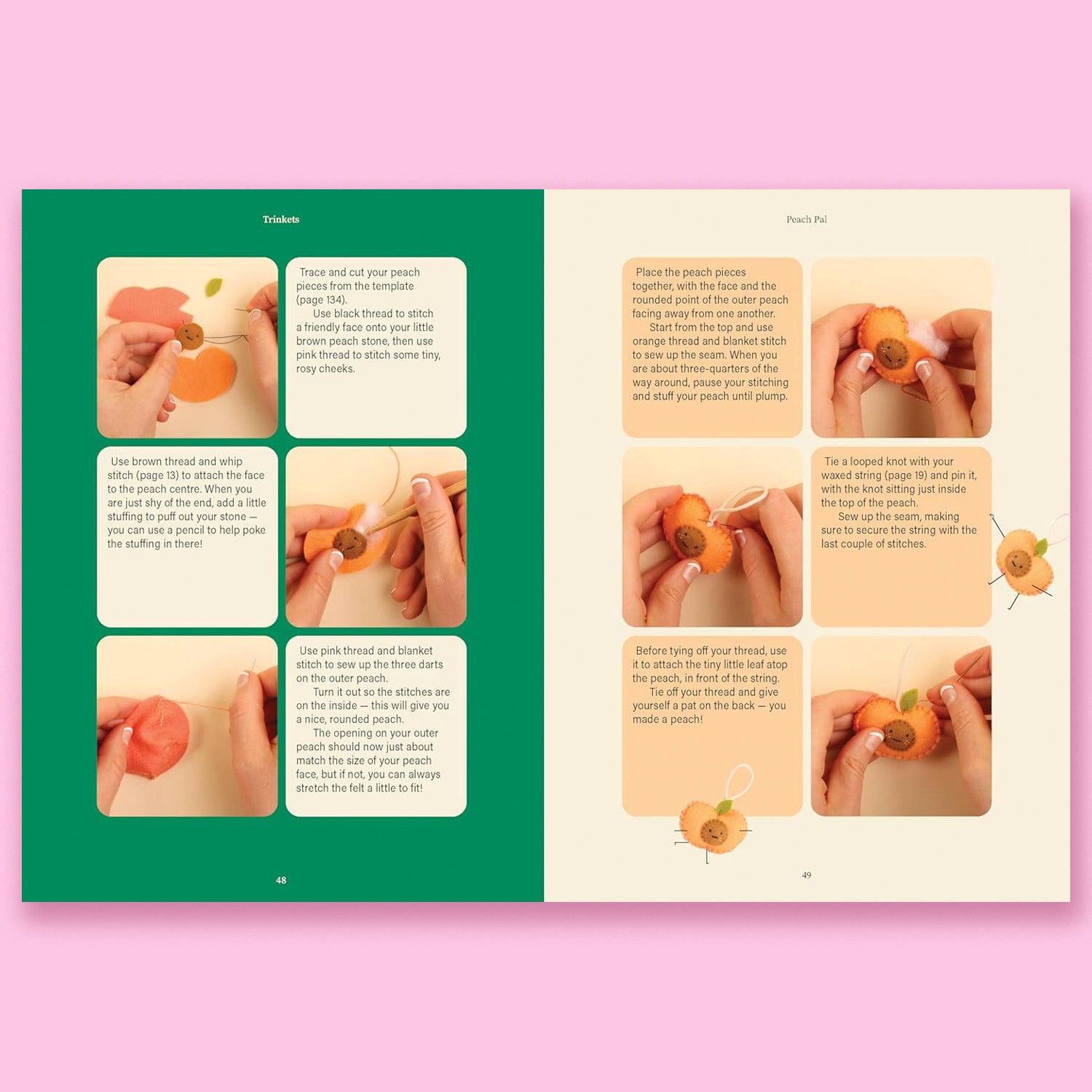 Trinkets: Felt foods to sew and love by Cat Rabbit