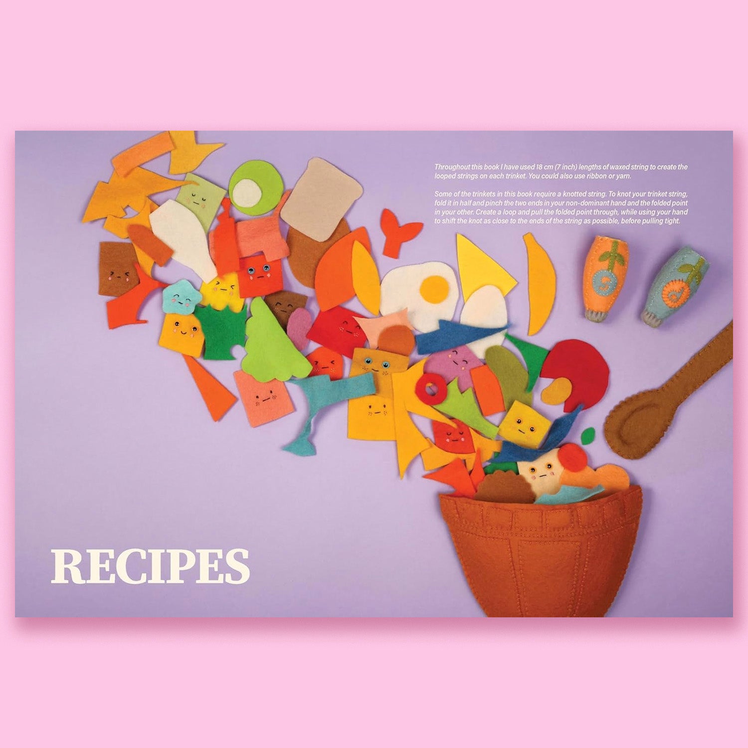 Trinkets: Felt foods to sew and love by Cat Rabbit