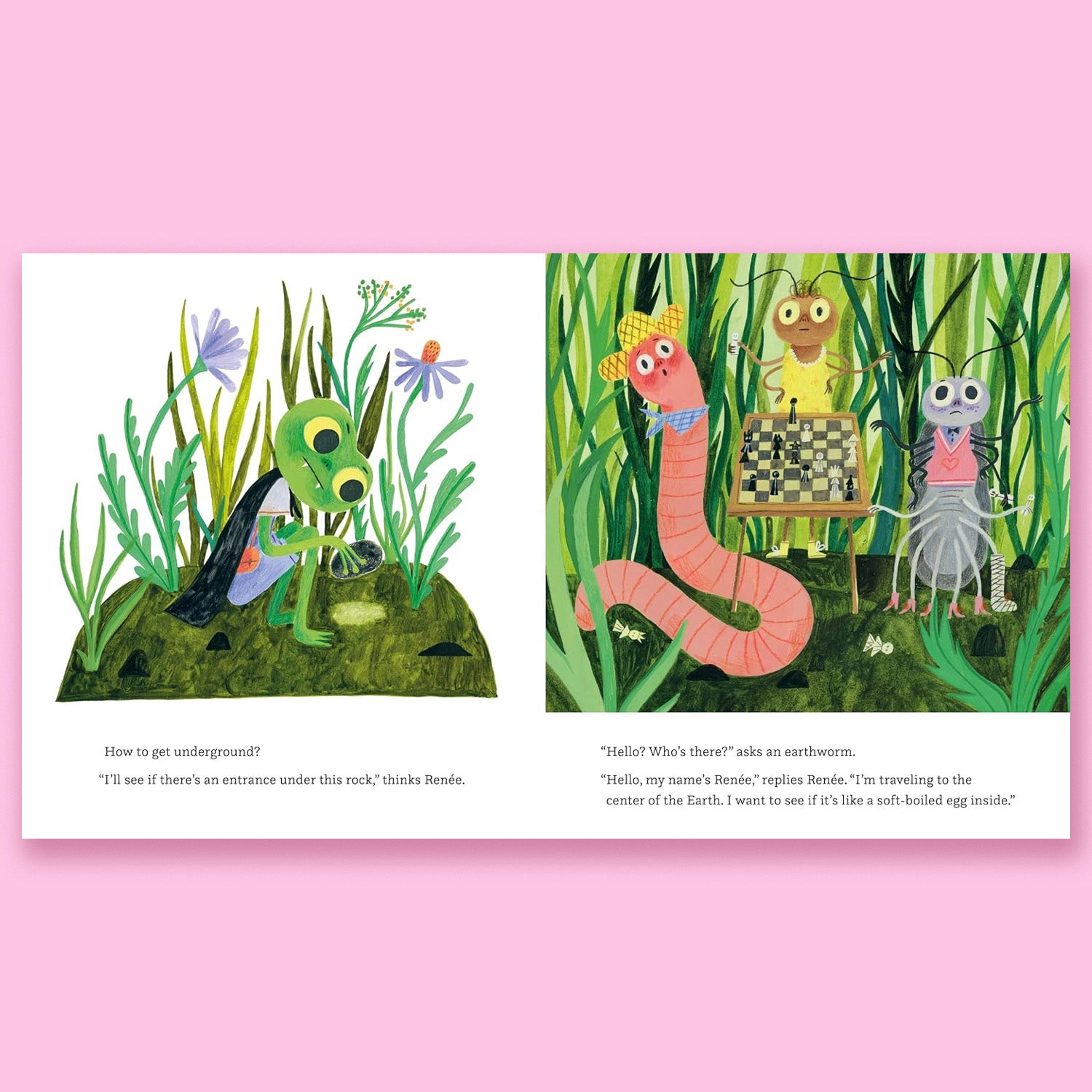 The Underground Adventure of the Brave Frog Renée by Mikołaj Pa and Gosia Herba