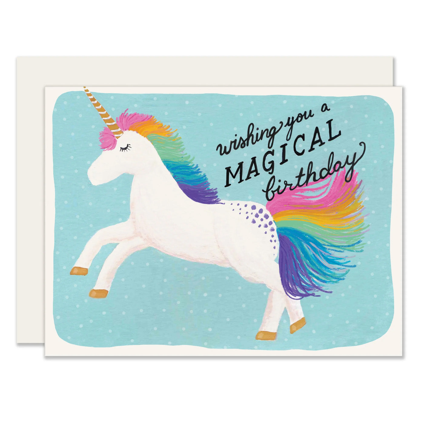 Unicorn Magical Birthday Greeting Card