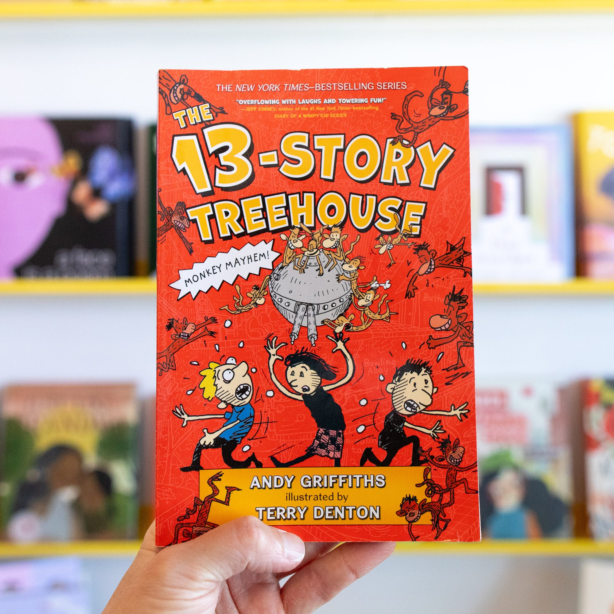 USED BOOK: The 13-Story Treehouse: Monkey Mayhem! by Andy Griffiths and Terry Denton