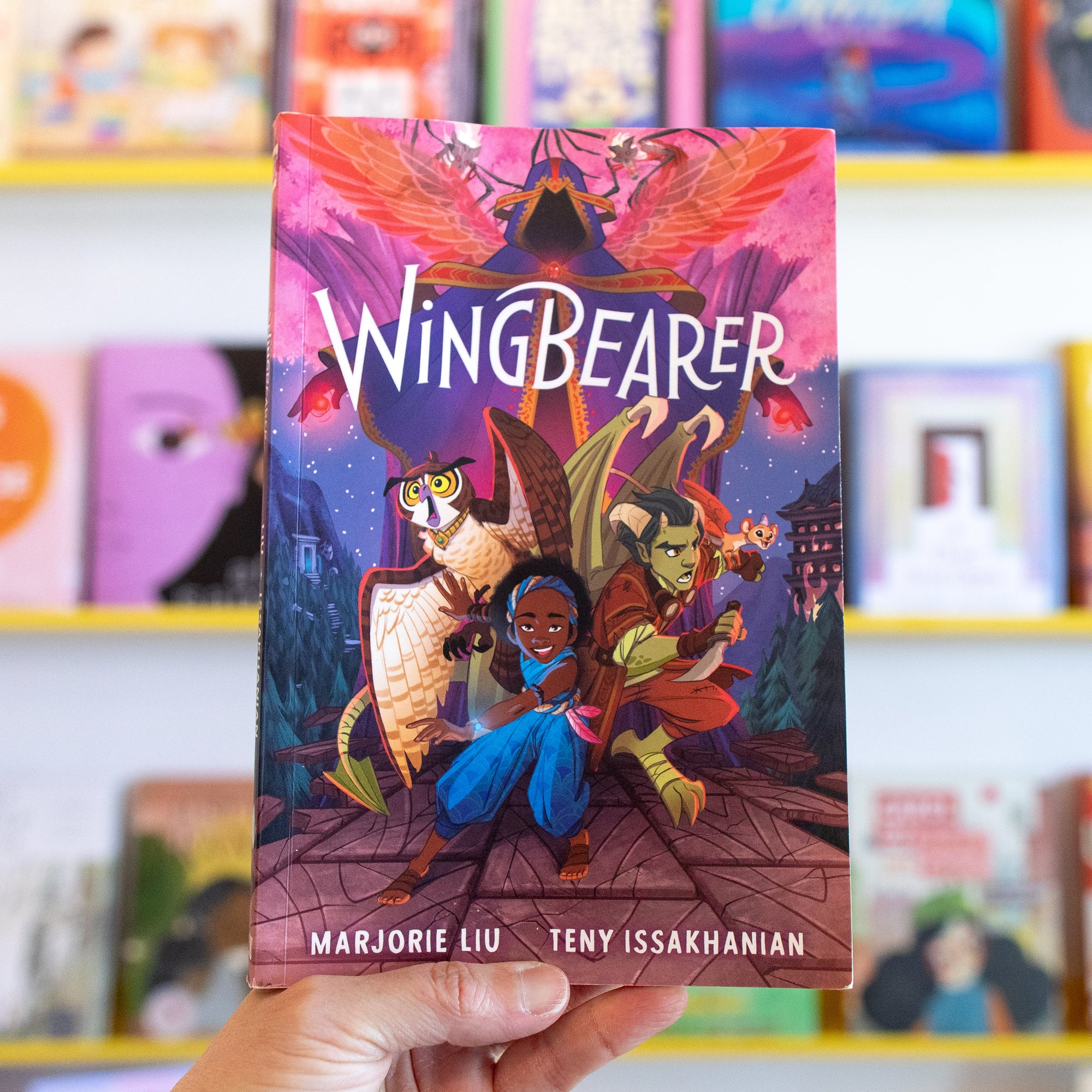 USED BOOK: Wingbearer: A Graphic Novel by Marjorie Liu and Teny Issakhanian