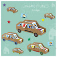 Vintage cars paper craft kit for kids