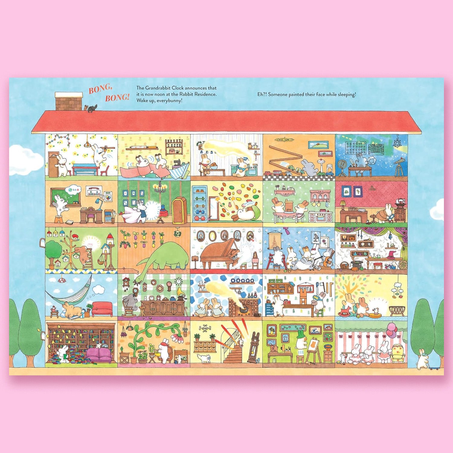 Welcome to the Rabbit Residence: A Seek-and-Find Story by Haluka Nohana