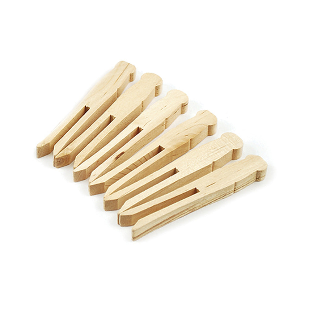 Wood Square Doll-Peg Clothespins