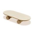 Wooden Paintable Skateboard with Moving Wheels