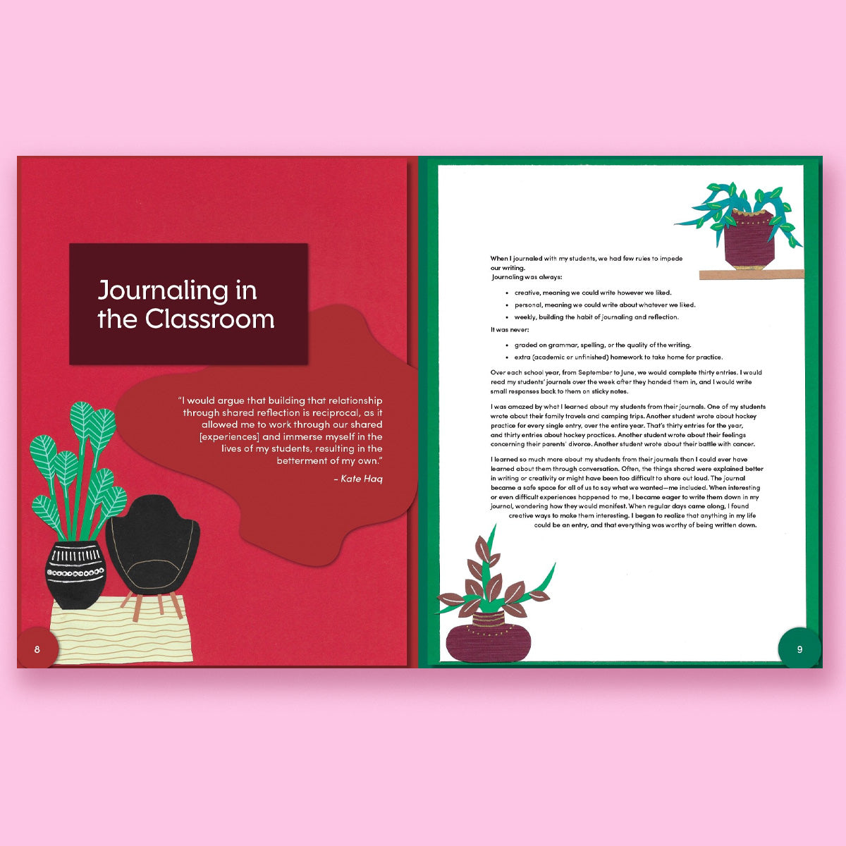 Worth Writing Down pages for Journaling in a Classroom by Jessica Deitcher