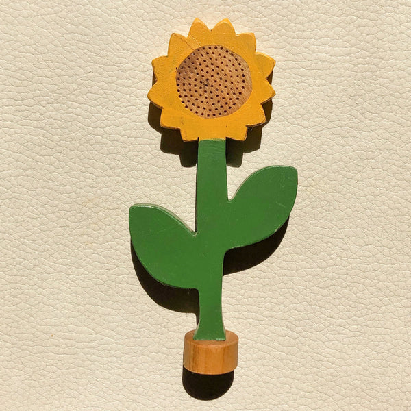 Yellow Sunflower Ornament for Celebration Rings