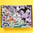 Animal Kingdom Double Sided 100 piece puzzle by Mudpuppy
