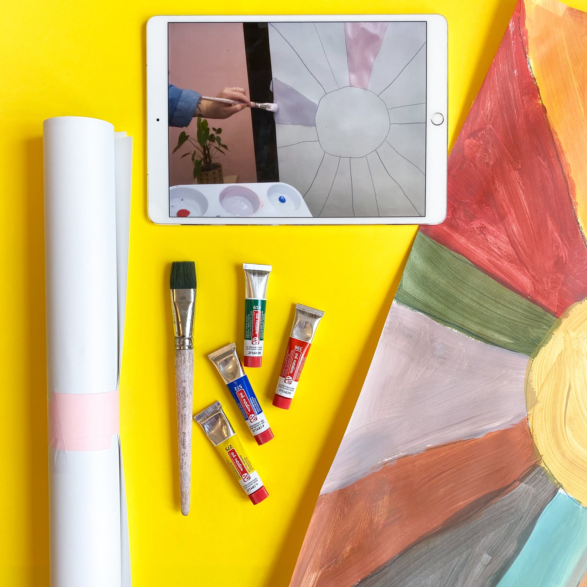 Online Art Camp for Kids with a weeks worth of creative art projects