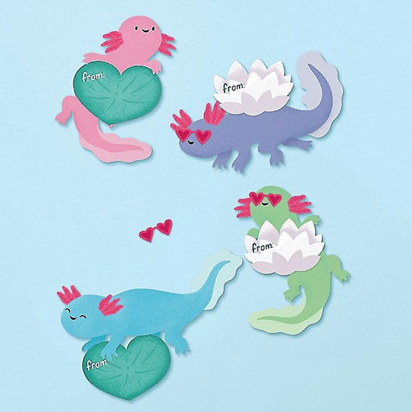 Axolotl Valentines Kit