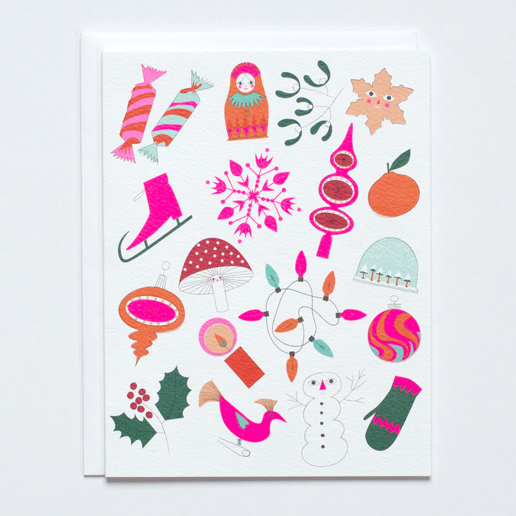 Advent Ornament Holiday Greeting Card