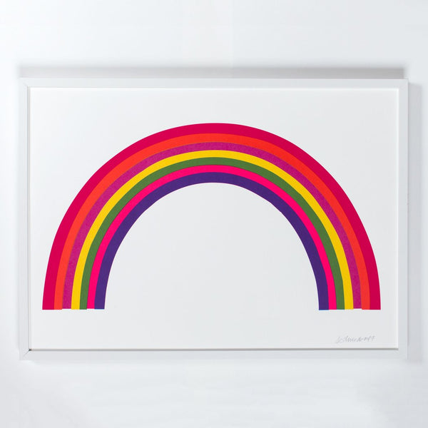 Banquet Workshop Rainbow Silkscreen Art Print