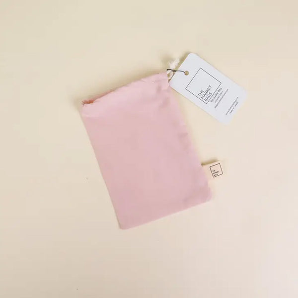 Eco-friendly Reusable small bag in blush pink