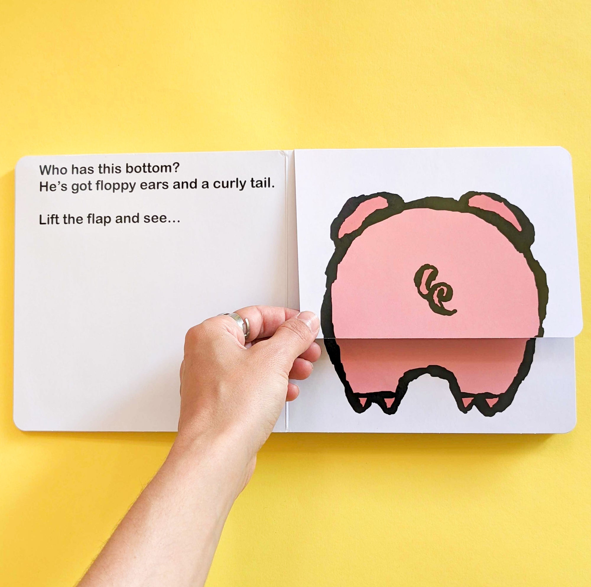 Bottoms Up!: A Lift-the-Flap Animal Book by Yusuke Yonezu