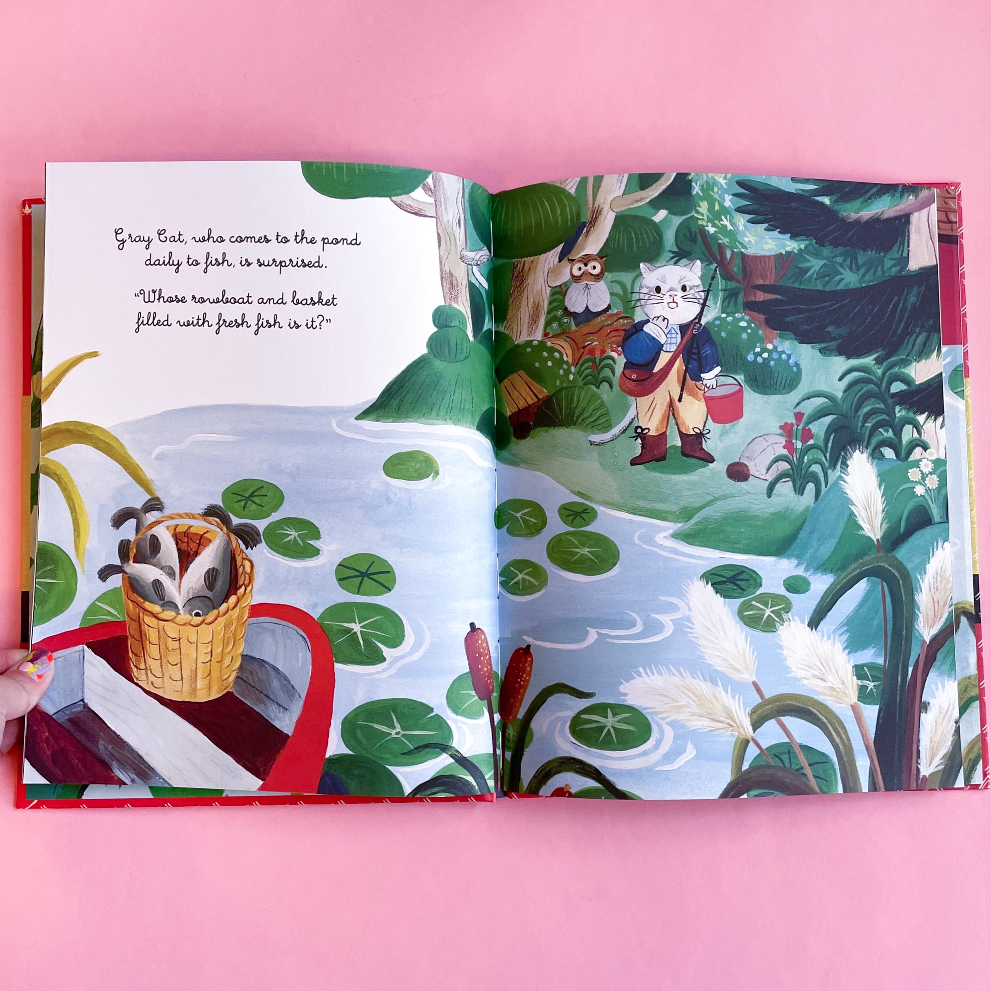 The Cat, the Owl and the Fresh Fish by Nadine Robert and Sang Miao