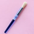 Chubby Round Paint Brush with a blue handle