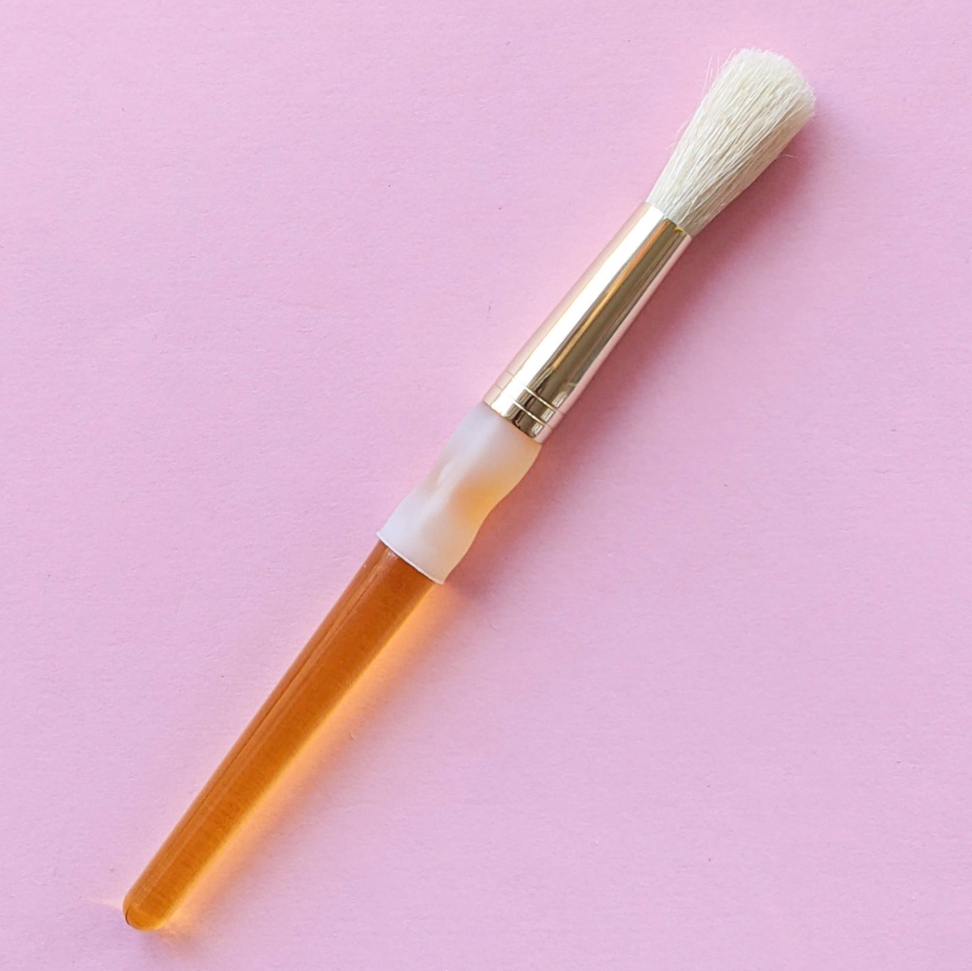 Chubby Round Paint Brush with a yellow handle