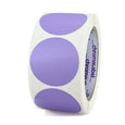 Circle Dot Stickers in 2 inch size in Lavender